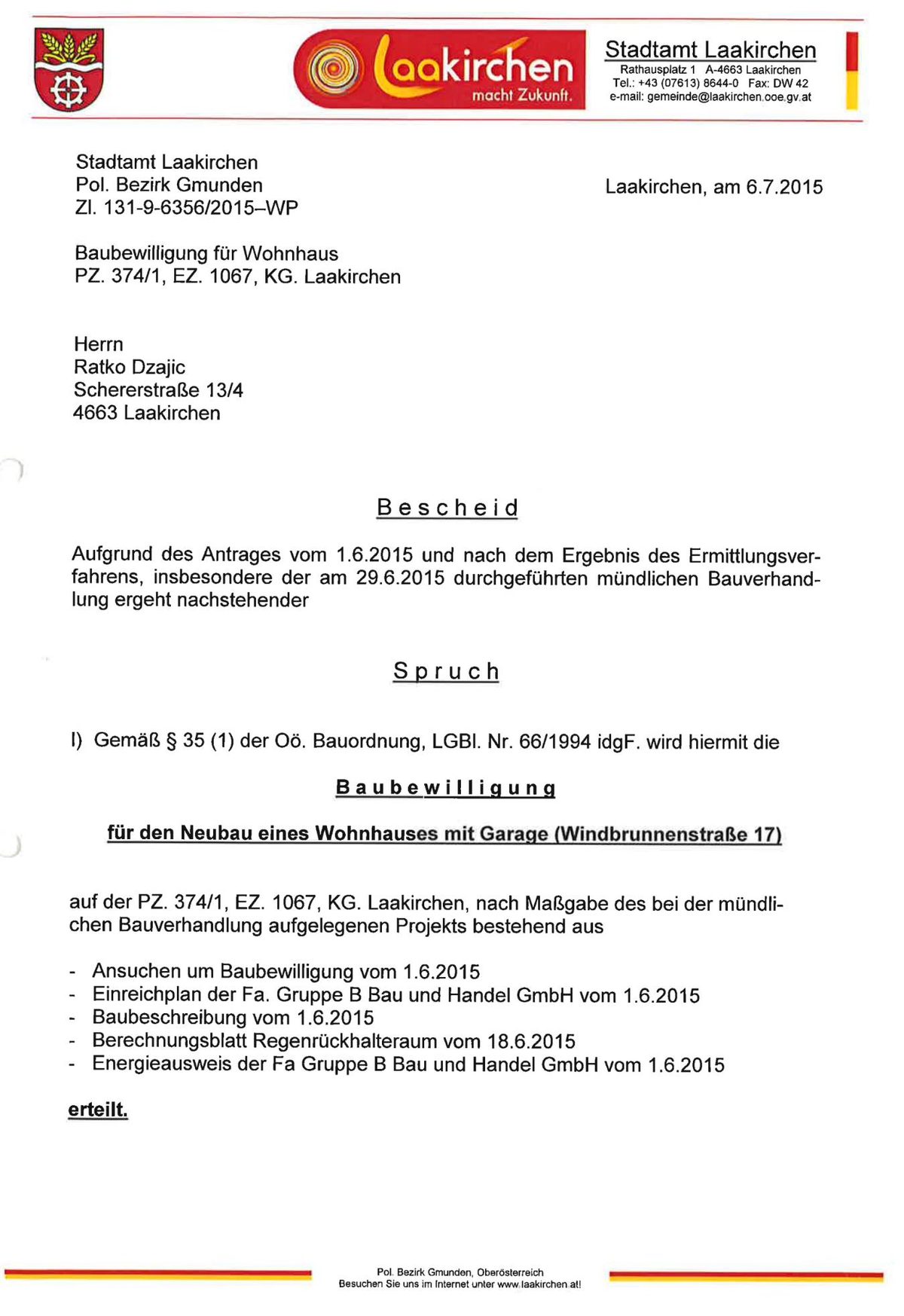 Wohngebäude in Laakirchen - Aufnahme 2 von 10