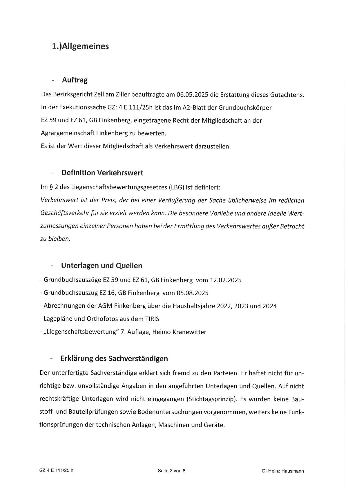 Liegenschaft EZ 59 in Finkenberg Sonstiges - Aufnahme 2 von 8