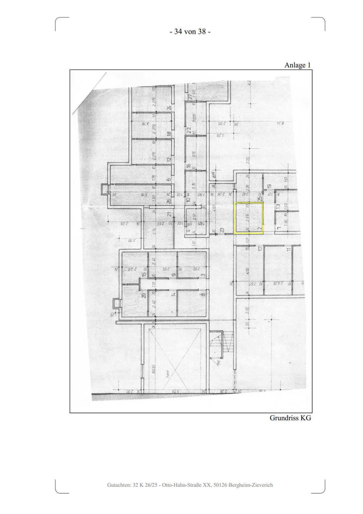Kfz-Stellplatz (Tiefgarage), Eigentumswohnung (3 bis 4 Zimmer) in Bergheim - Aufnahme 2 von 3