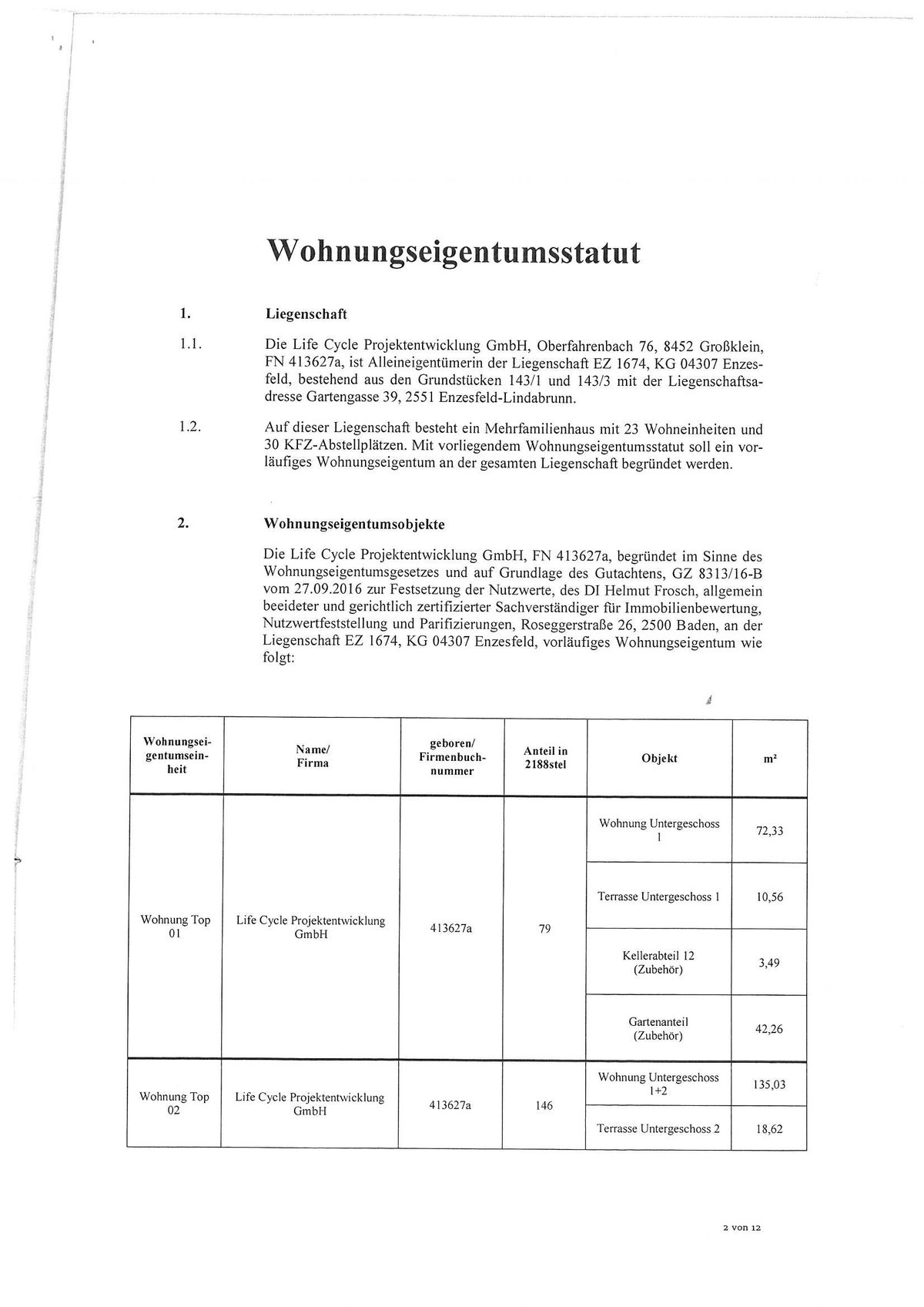 KFZ-Stellplatz 29 in Enzesfeld-Lindabrunn - Aufnahme 2 von 10