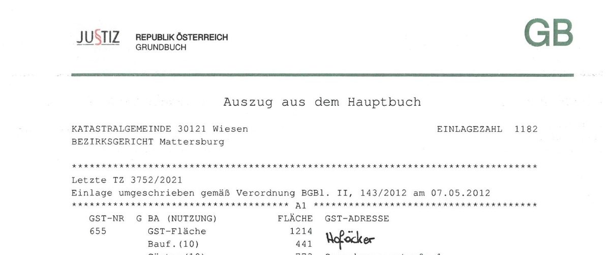 LN Mattersburg in Mattersburg land- und forstwirtschaftlich - Aufnahme 2 von 10