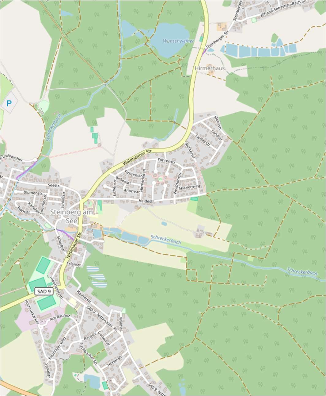 unbebautes Grundstück, Baugrundstück in Steinberg am See - Aufnahme 2 von 8