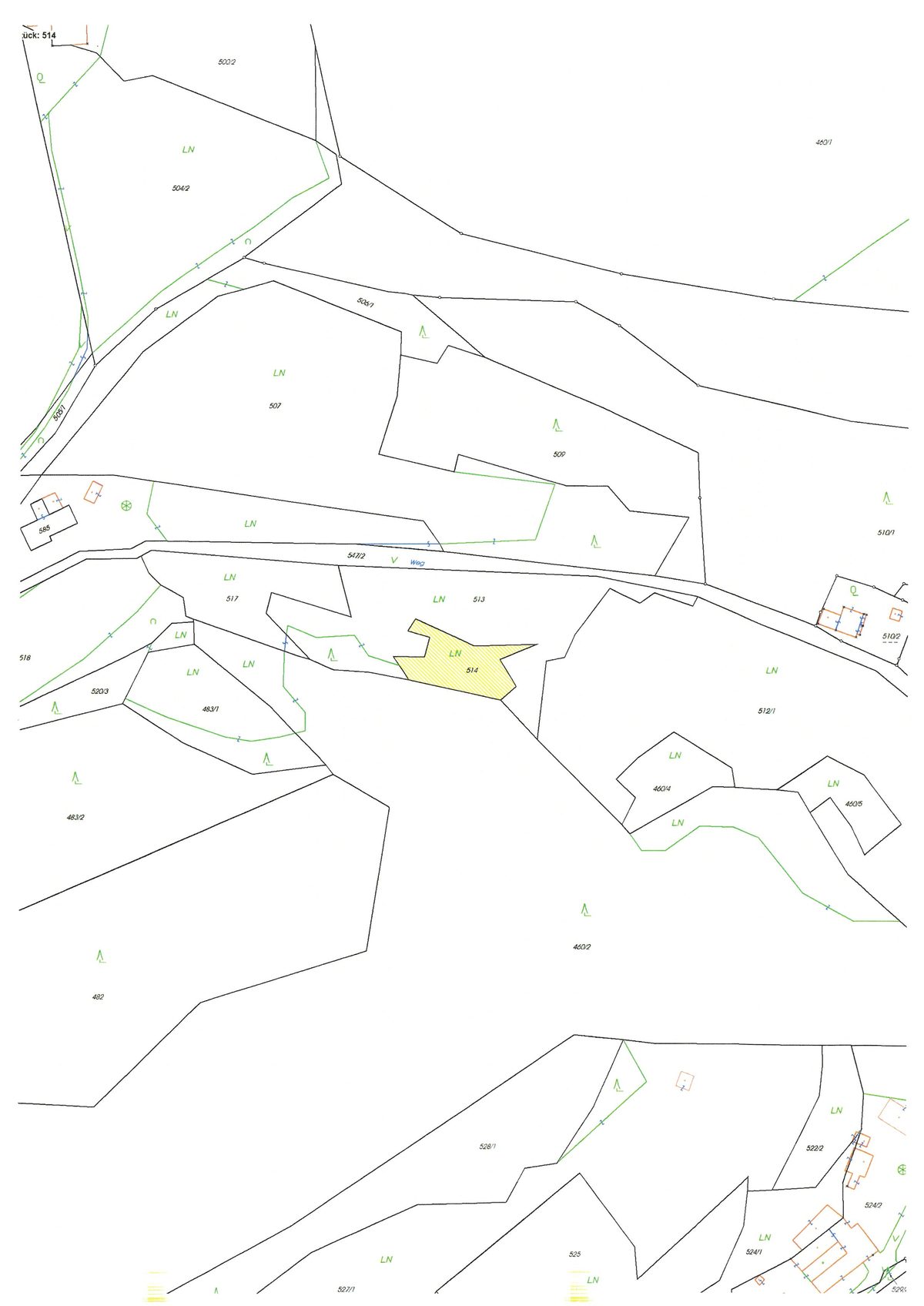 Landw. gen. Grundstück 471/1 in Auerbach land- und forstwirtschaftlich - Aufnahme 2 von 10